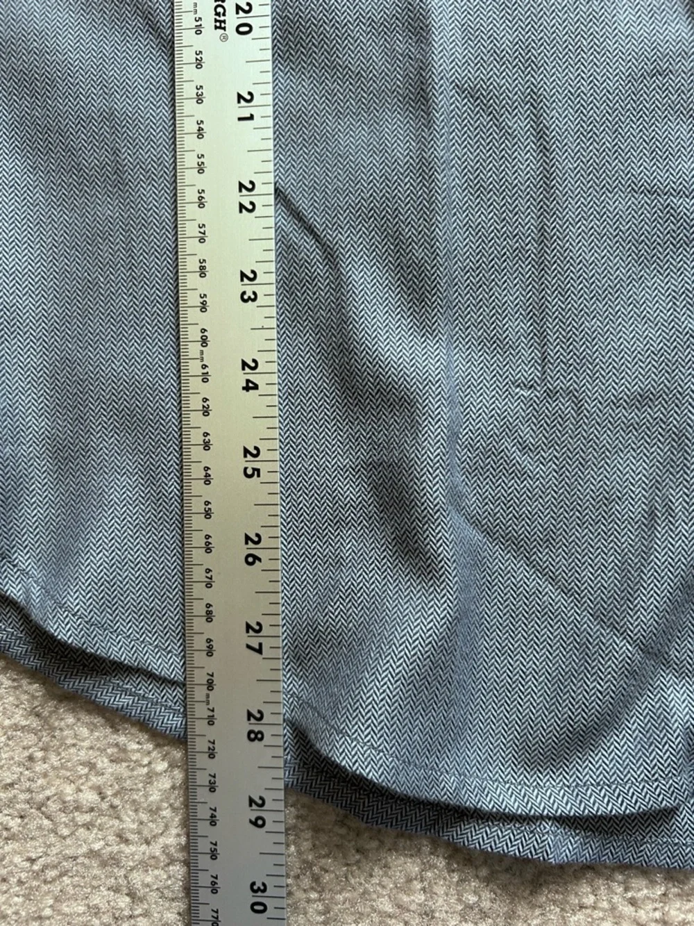 Ted Baker Blue Long Sleeve Button Down Dress Shirt